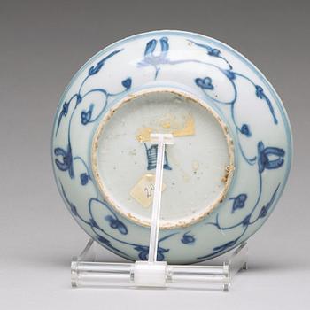 A set of eleven blue and white dishes, Ming dynasty, Wanli (1572-1620).