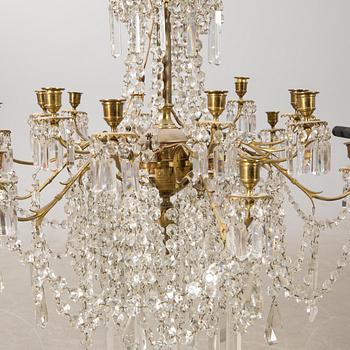 Ljuskrona sekelskiftet 1900.