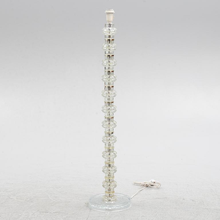 Carl Fagerlund, a floor lamp, Orrefors, 1960s.