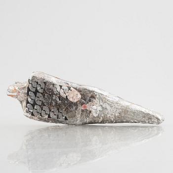 Bertil Vallien, a unique glass sculpture, "Idol", Kosta Boda, Sweden.