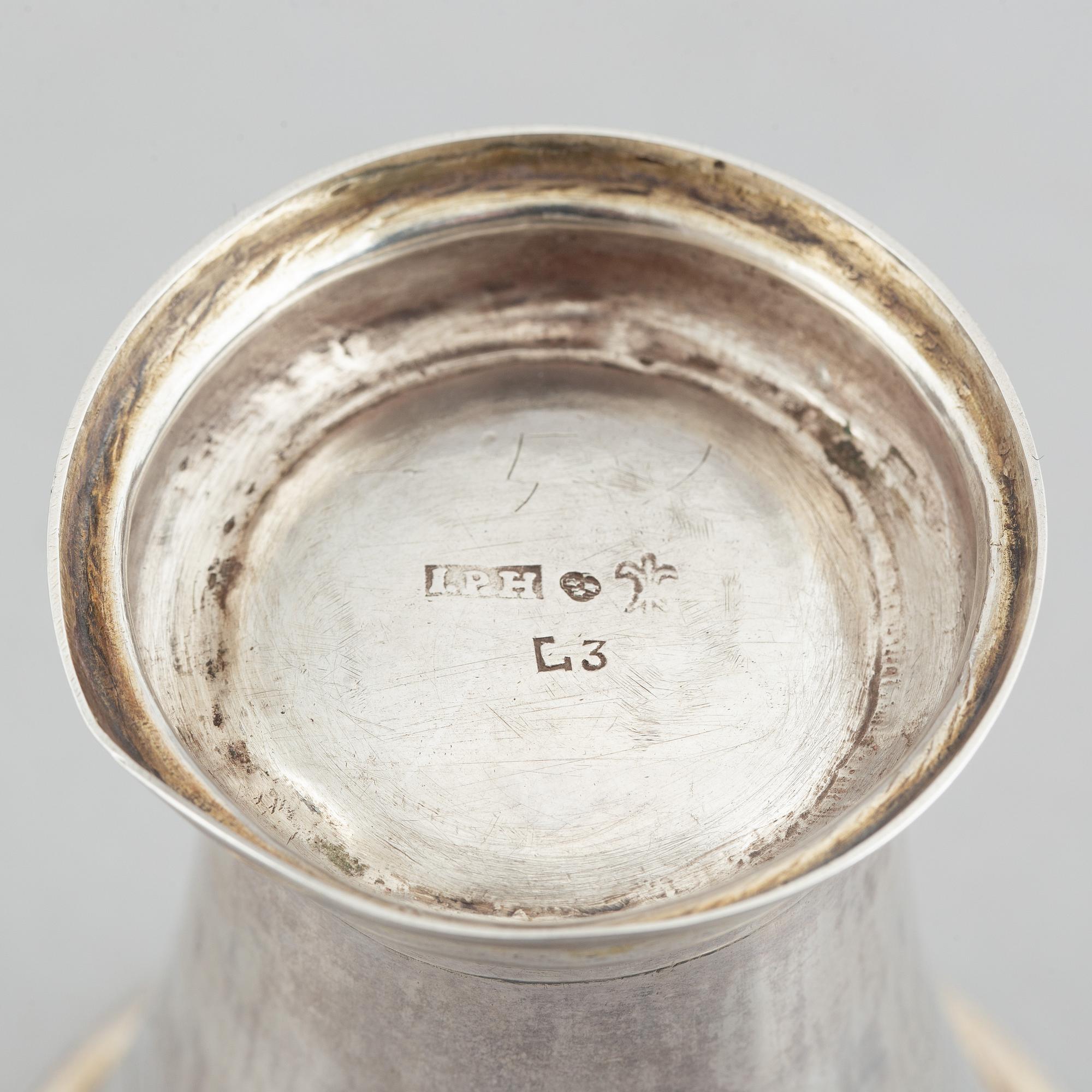 A Swedish silver beaker, mark of Johan Petter Hörling, Enköping 1817.