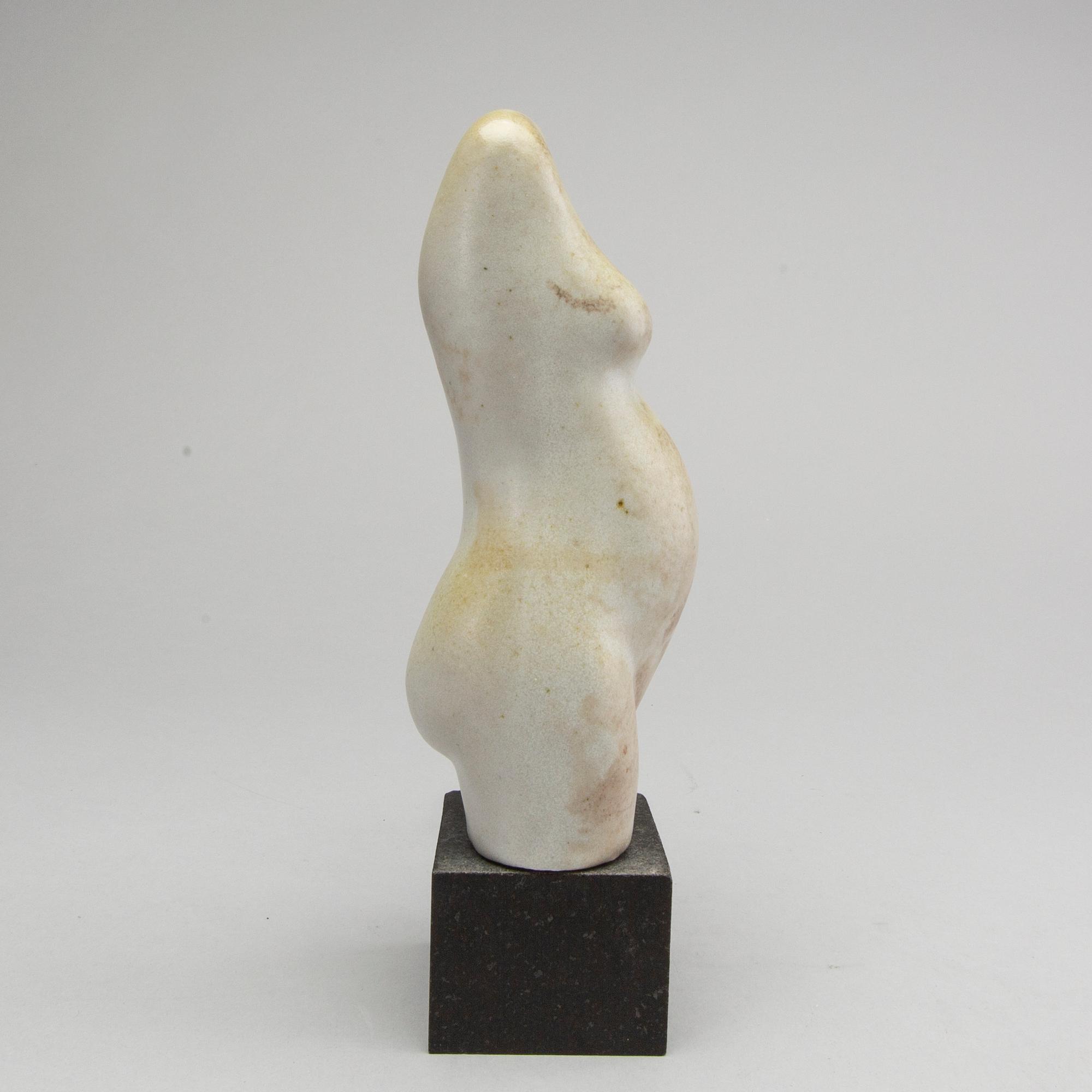 ULLA & GUSTAV KRAITZ, a signed and numbered stone ware figurine.