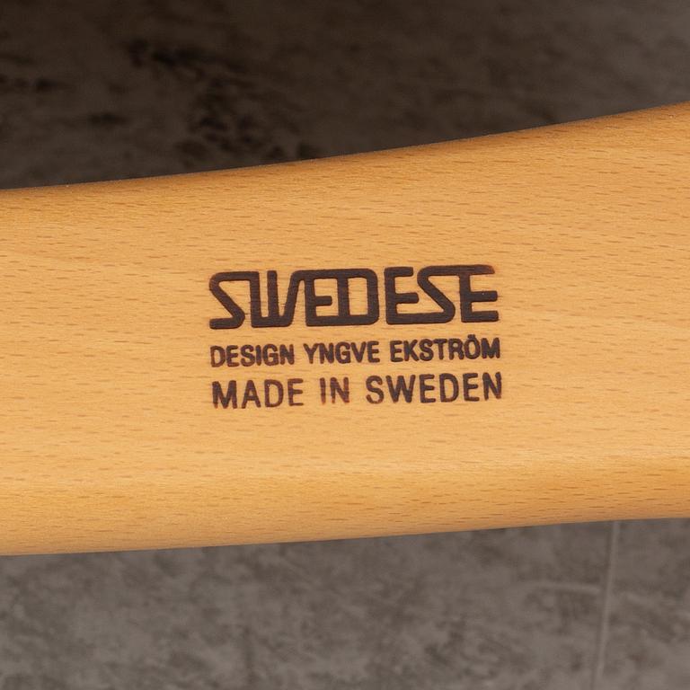 Yngve Ekström, armchair with footstool, "Lamino", Swedese.