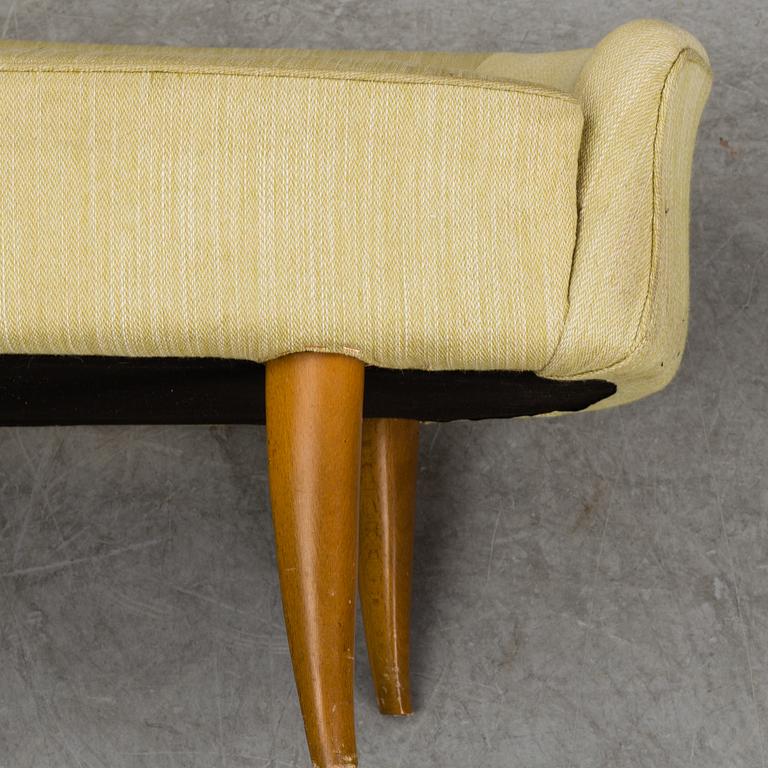 A 'Lustgården' chaise lounge by Kerstin Hörlin Holmquist, by Nordiska Kompaniet, Sweden, designed in 1958.