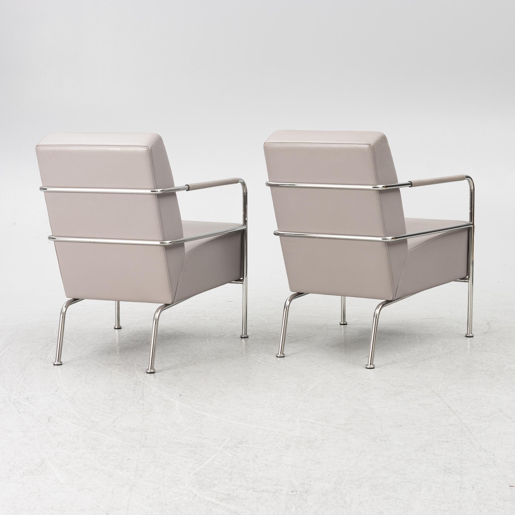Gunilla Allard, a pair of 'Cinema' easy chairs, Lammhults.