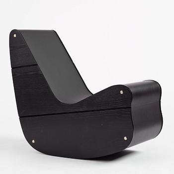 Frederick John Kiesler, a "Correalist Rocker" chair, Wittmann Möbelwerkstätten, Austria, post 2002.