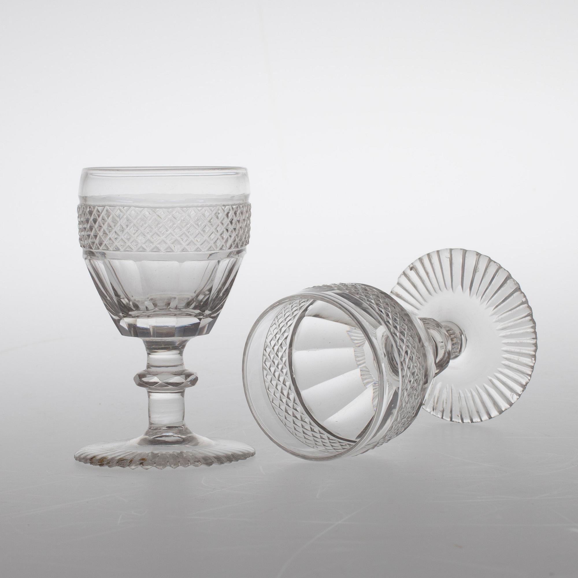 STARKVINSGLAS, 12 st, 1800-talets slut.