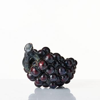 Hans Hedberg, a faience sculpture of a bunch of grapes, Biot, France.