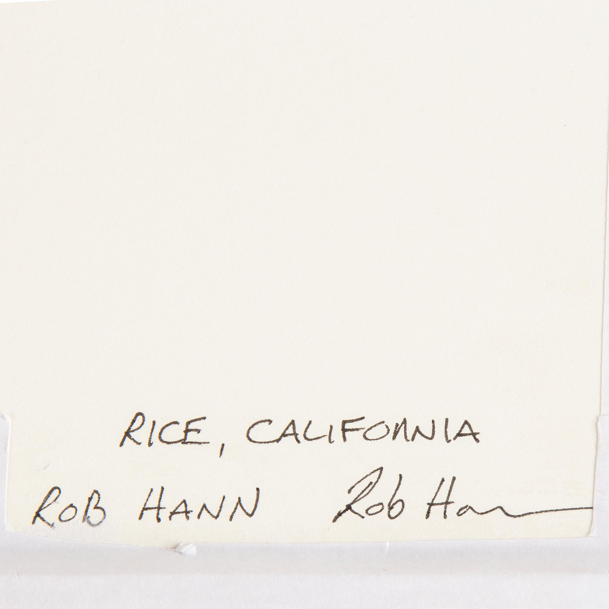 Rob Hann, inkjet print, signed a tergo.