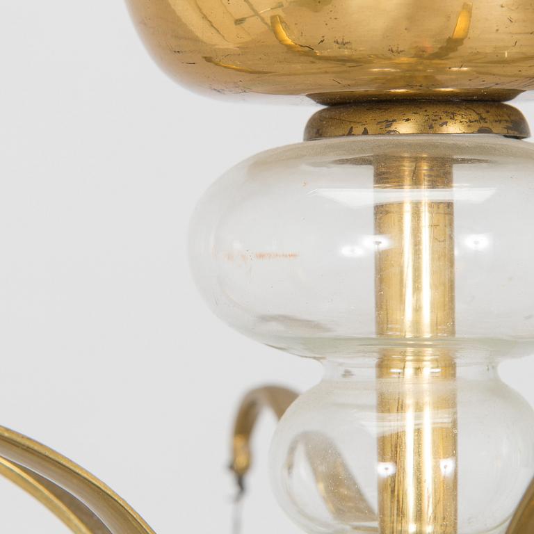 Paavo Tynell, kattokruunu/kristallikruunu, malli 1465/6, Taito 1900-luvun puoliväli.