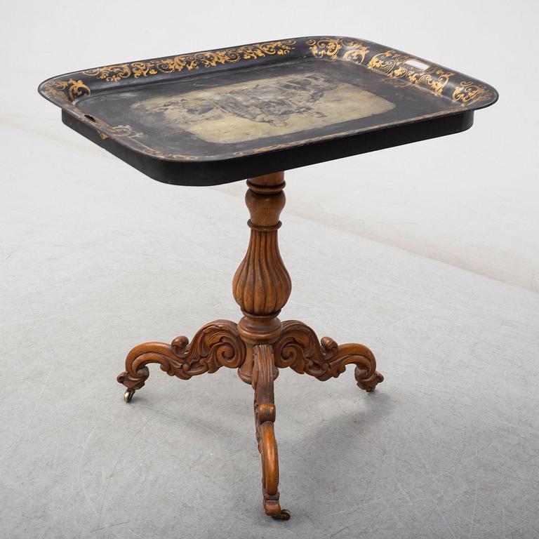 BRICKBORD / FÄLLBORD, senempire, 1800-talets mitt.