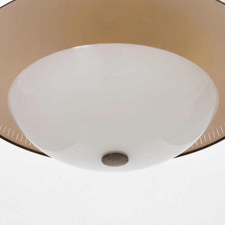 Harald Notini, a Swedish Modern model 11405 ceiling light from Böhlmarks, 1930's/40's.