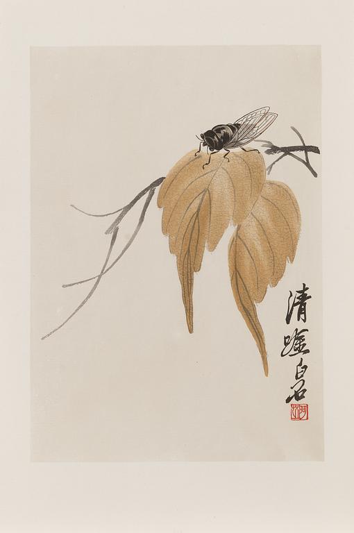 A collection of Chinese prints, including after Shen Zhou, given by Rong Baozhai, 1953-1954.