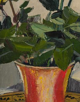 Olle Hjortzberg, Still life with yellow roses.