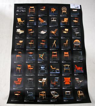 AFFISCH, "The chair according to Hans J. Wegner".