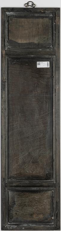 Two glass paintings, second half of the 20th century,
