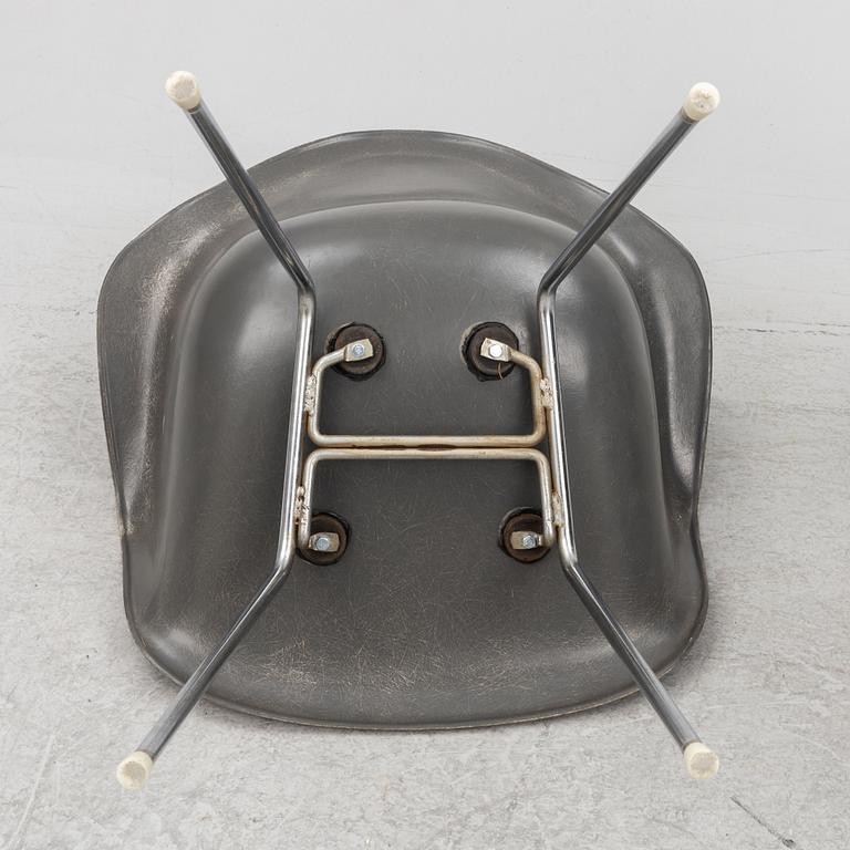 Charles & Ray Eames, six 'Plastic Chairs', Herman Miller, 1960's.