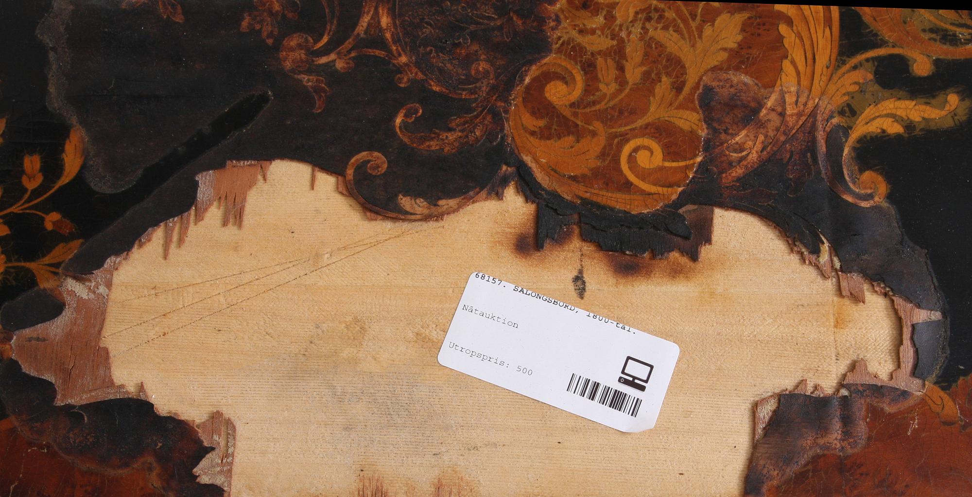 SALONGSBORD, 1800/1900-tal.