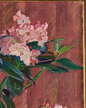 Axel Nilsson, "Rhododendron i blå skål".
