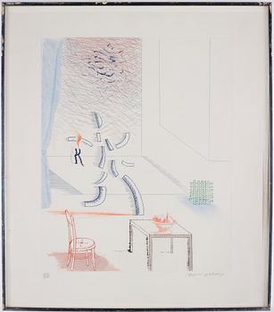 David Hockney, "Tick It, Tock It, Turn It True"  from: "The Blue Guitar".