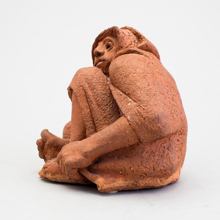 STIG BLOMBERG, Skulptur, terracotta, signerad.