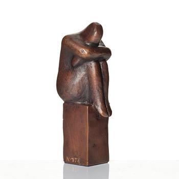 Lisa Larson, 'Meditation', a bronze sculpture, Scandia Present, Sweden ca 1978, no 124.