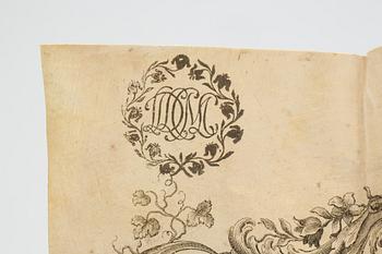 DOKUMENT, Frimurarorden, 1700-tal.