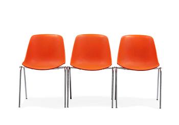 STOLAR, 3 st, "Polaris" Eero Aarnio, Asko, formgiven 1966.