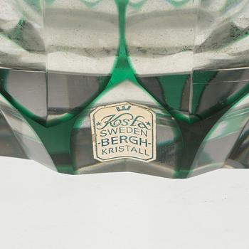 A glass vase designed by Elis Bergh for Kosta, 1940´s.