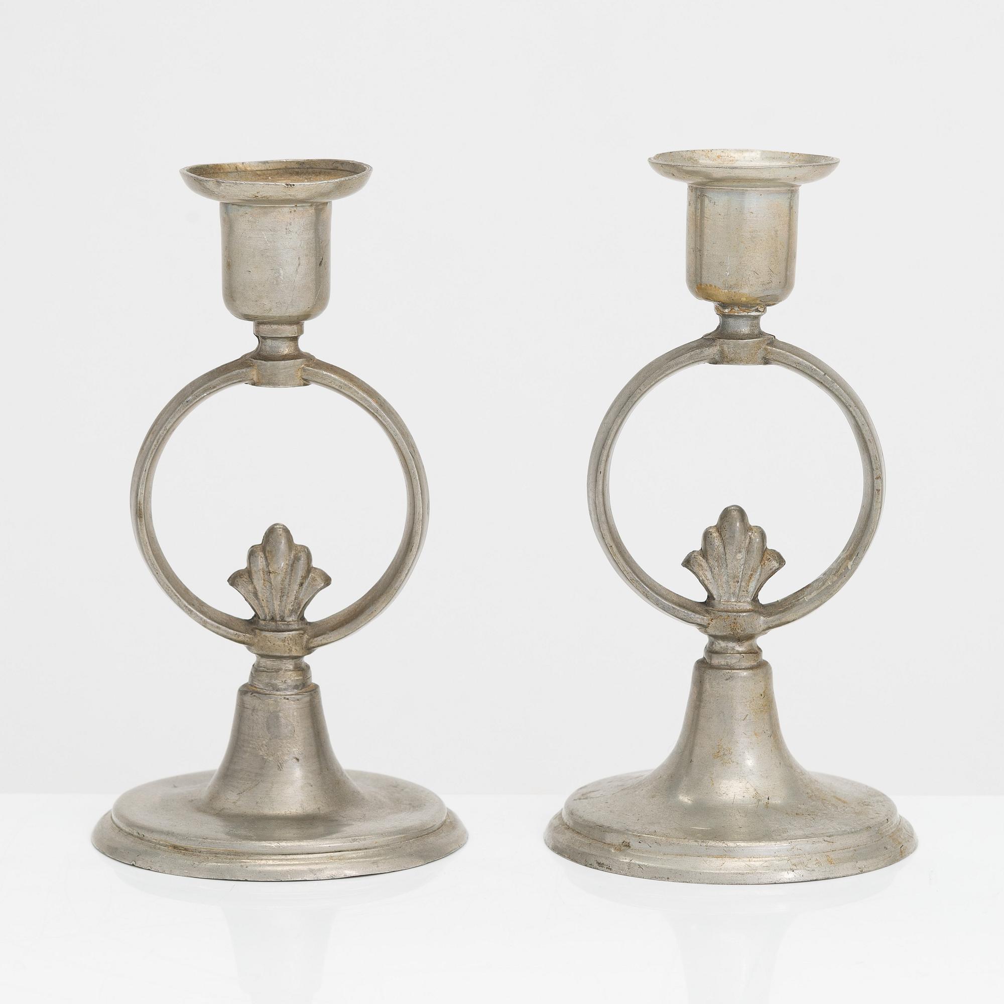 Paavo Tynell, A pair of 1920/30's '8023' candlesticks for Taito.