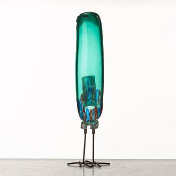 Alessandro Pianon, a "Pulcino" glass sculpture of a bird, Vistosi, Italy 1960's.