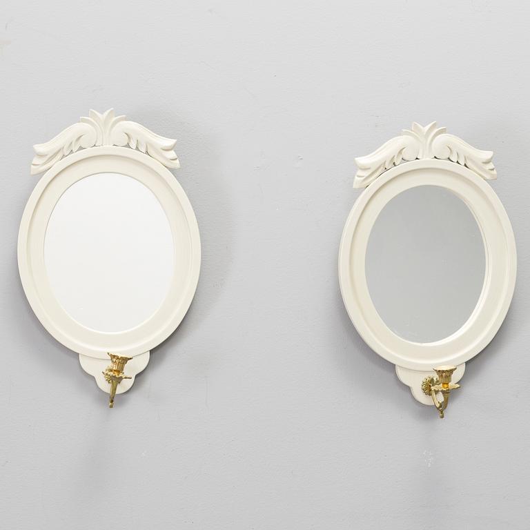 A pair of wall sconces, Åmells möbler, Gamla Sverige. Late 20th / early 21th century.