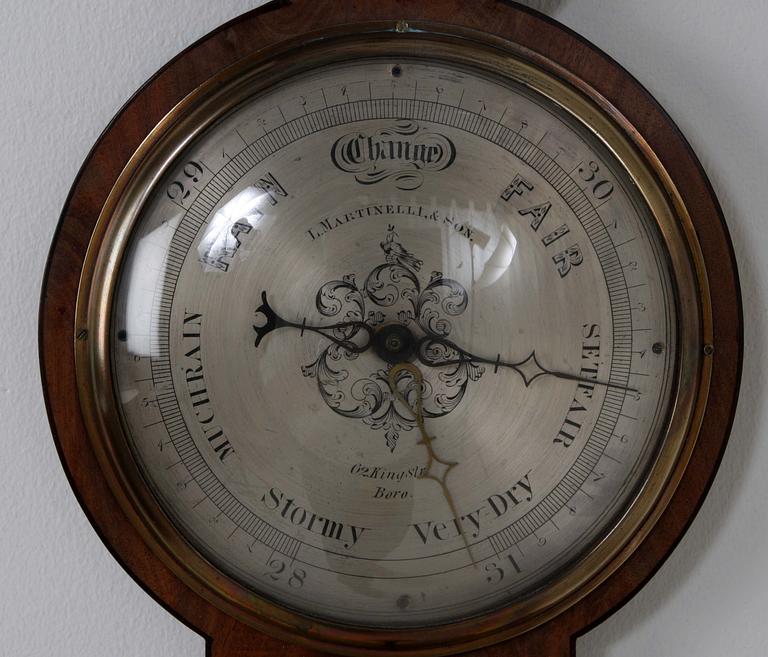 BAROMETER, märkt L.Martinelt & Son.