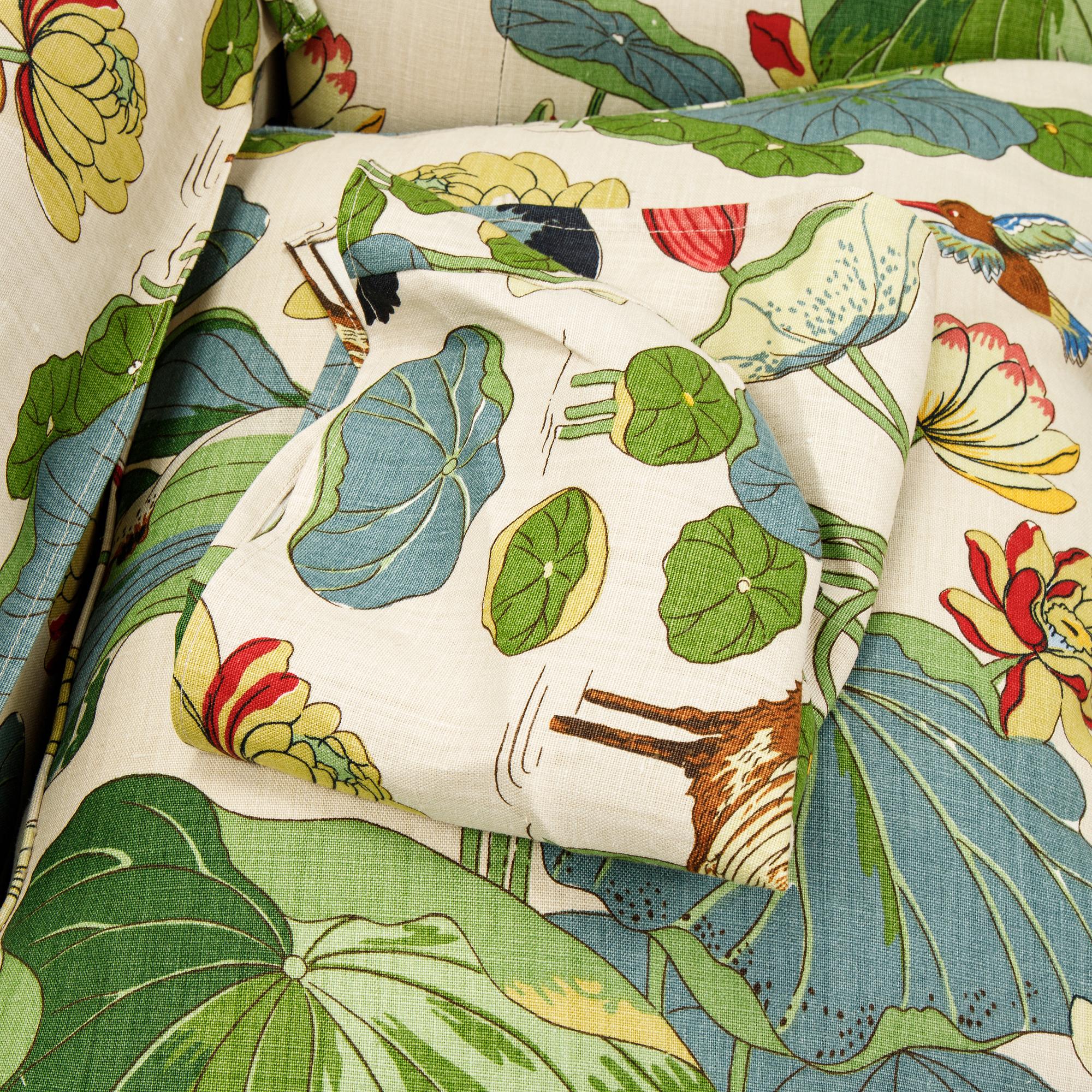 A model 968 sofa by Josef Frank for Firma Svenskt Tenn.