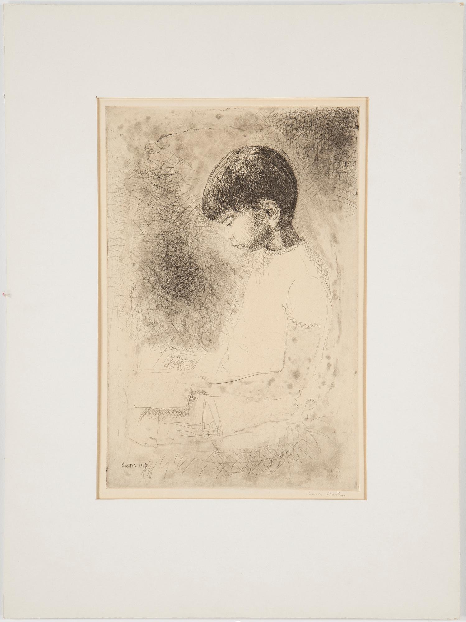 PARTI GRAFIK, ca 100 verk, bl.a från Föreningen för Grafisk Konst, Björn Brusewitz och Louis Bastin.