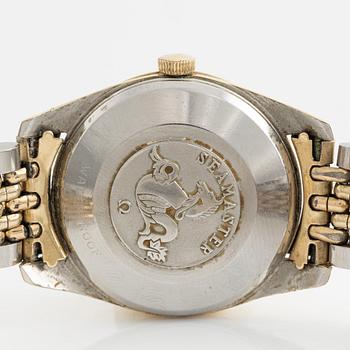 Omega Seamaster, armbandsur, 35 mm.