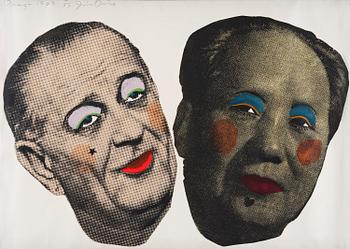 414. Jim Dine, "Drag - Johnson and Mao".