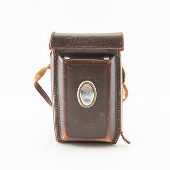 Camera Rolleiflex  1930s/40s with accessories Franke & Heidecke Germany.