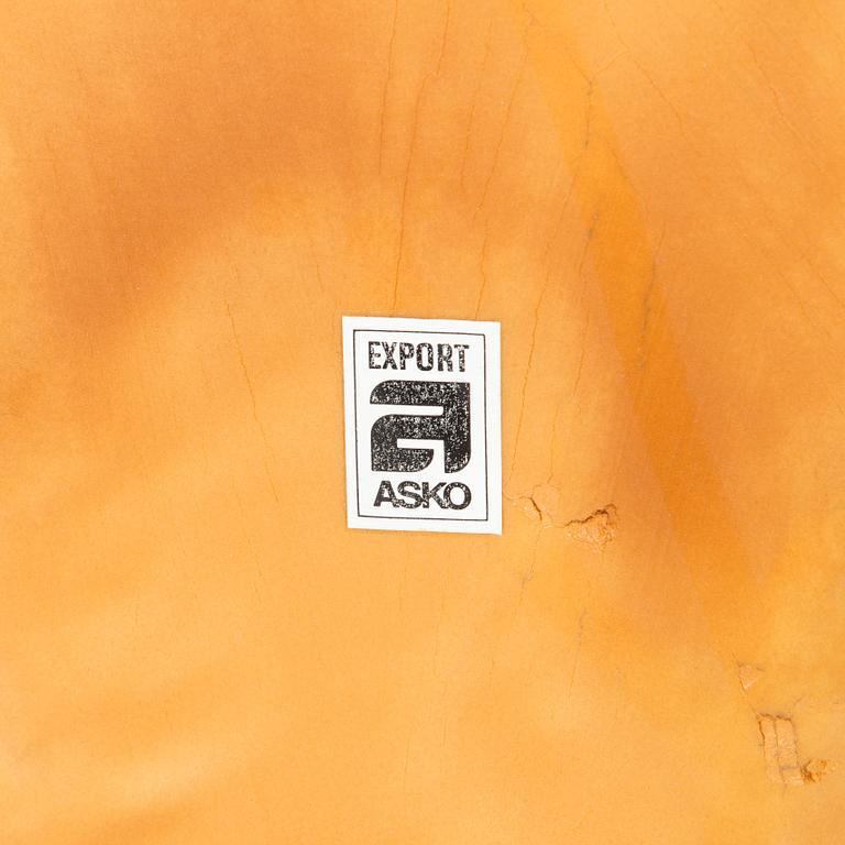 Esko Pajamies, a pair of 1970's 'Contra' easy chairs for Asko, Finland.