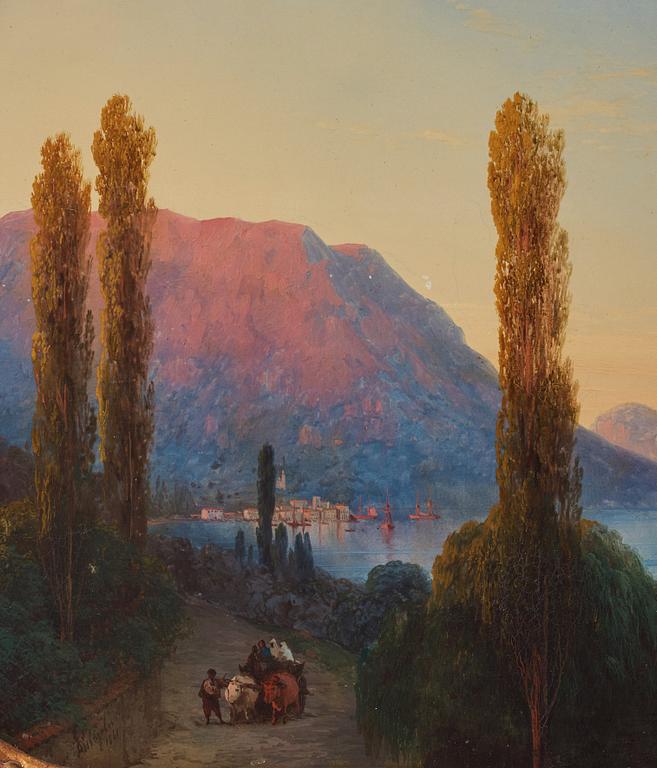 Ivan Constantinovich Aivazovsky, Utsikt mot Jalta i gryningen.