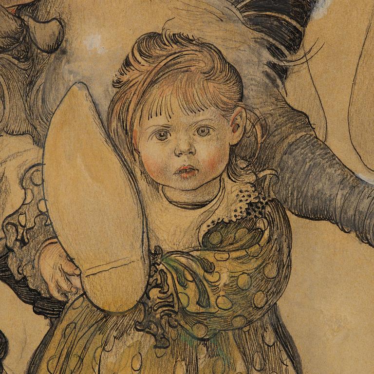 Carl Larsson, "Jultomten".