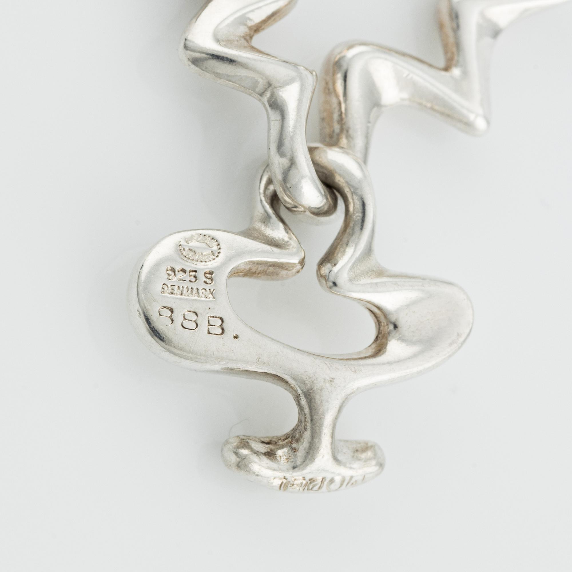 Henning Koppel, a sterling silver bracelet for Georg Jensen, Denmark.