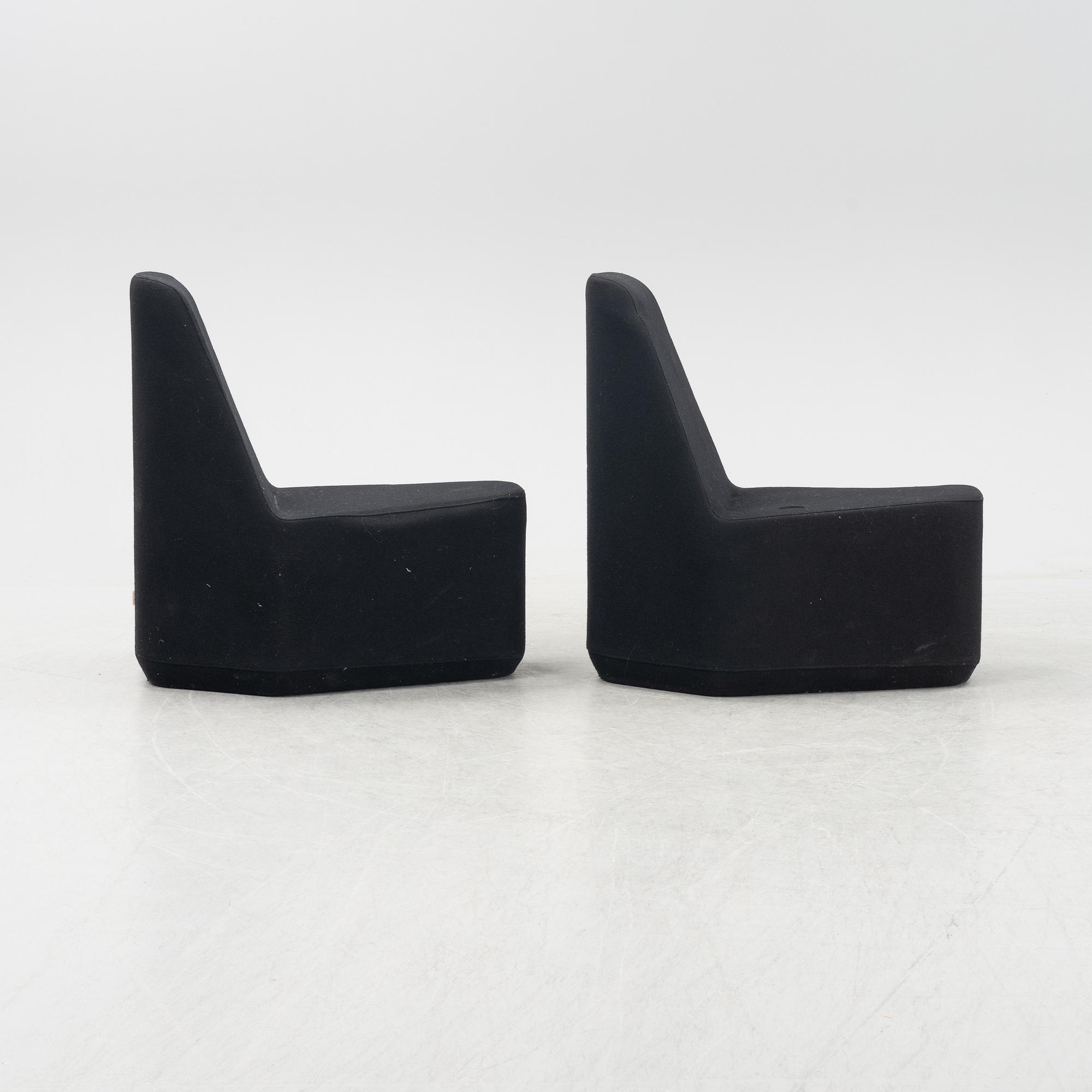 Björn Dahlström, a pair of  'Brent' lounge chairs, David Design.
