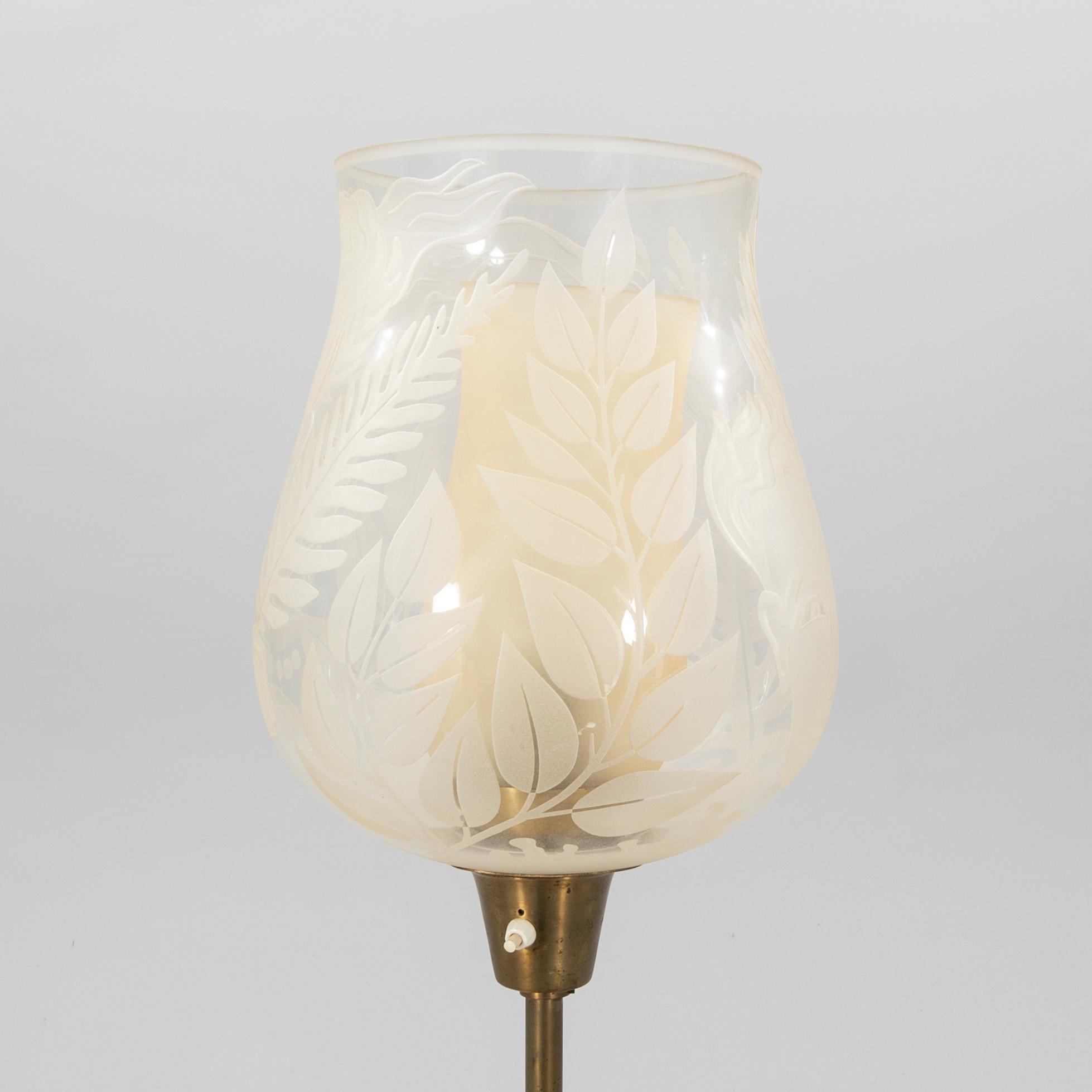 Ulla Skogh, golvlampa, Glössner Co, 1940-tal.