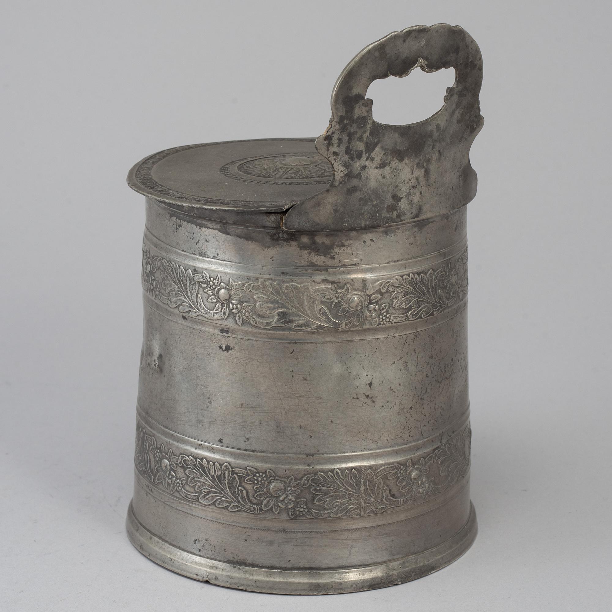 SALTKAR, tenn, 1800-talets början.