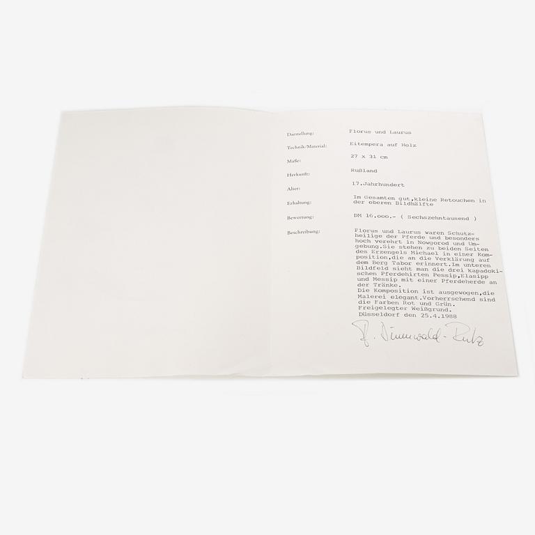 Icon, Russia, 19th century. The Resurrection of Christ.