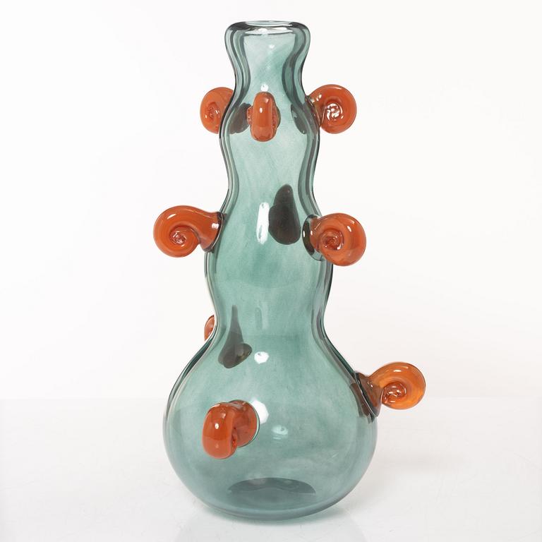 Ann Wåhlström, a unique glass vase, Kosta Boda.
