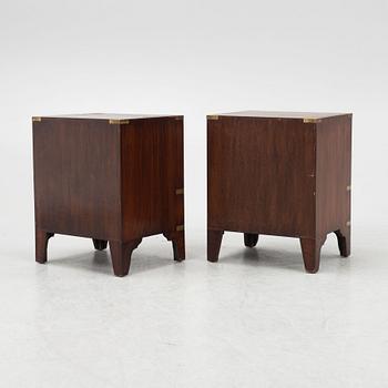 A pair of bedside tables, second half of the 20th Century.