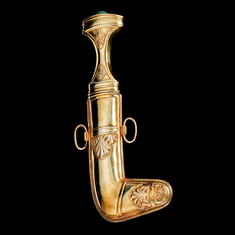 YAMBYA, förgyllt silver, Mouawad, Saudiarabien, 1900-talets slut. Tot ca 535 gr.