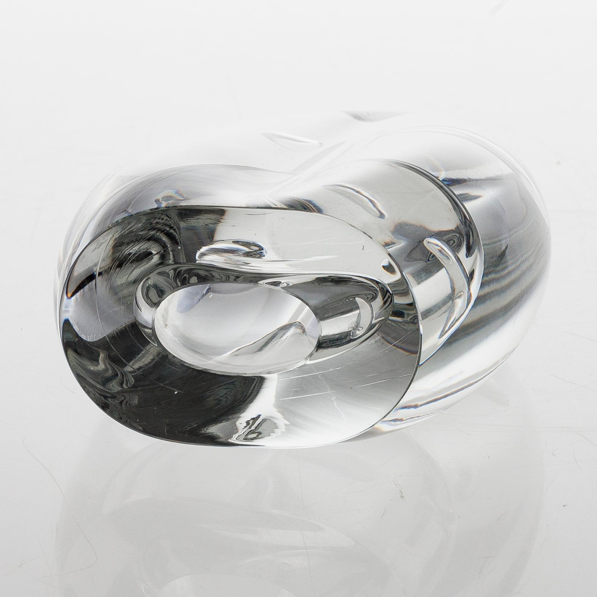 TIMO SARPANEVA,  glasskulptur, "Claritas", signerad Timo Sarpaneva, Iittala 1984 C1613.